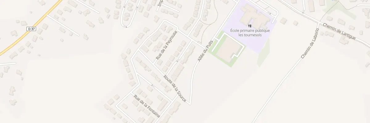 Plan du 15 Rue Les Jardins de la Peyrouse à Merville