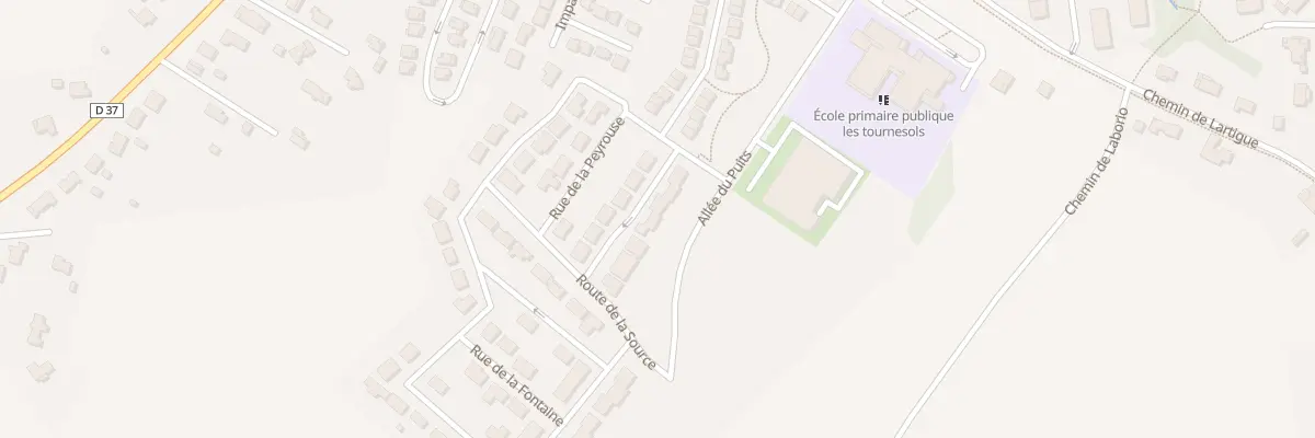 Plan du 13 Rue Les Jardins de la Peyrouse à Merville