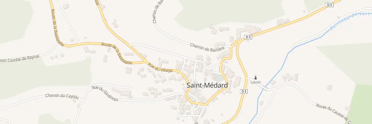 Plan du 5018 Saint Medard à Saint-Médard