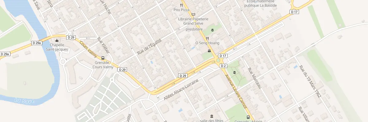 Plan du 7 Rue Pérignon à Grenade