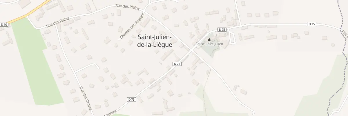 Plan du 36 Rue Saint-laurent à Saint-Julien-de-la-Liègue