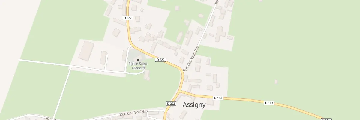 Plan du 1 Rue des Violettes à Petit-Caux