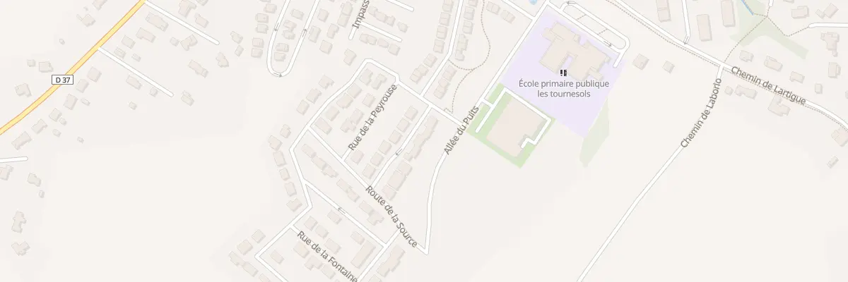 Plan du 9 Rue Les Jardins de la Peyrouse à Merville