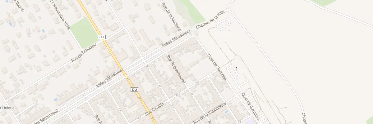 Plan du 58 Rue Roquemaurel à Grenade