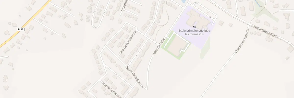 Plan du 7 Rue Les Jardins de la Peyrouse à Merville