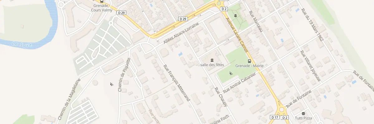 Plan du 2 Rue Chaupy à Grenade