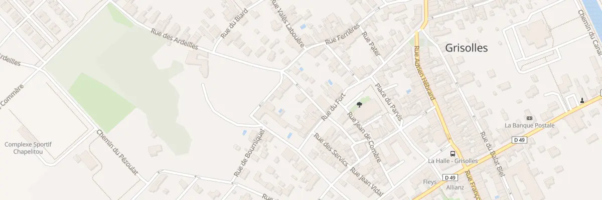Plan du 3 Rue Benoit Jamet à Grisolles