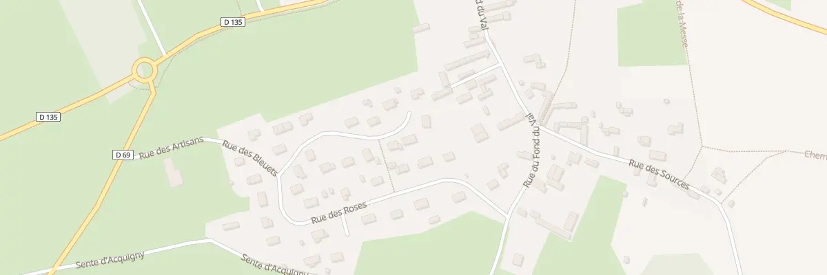 Plan du 22 Rue des Bleuets aux Trois Lacs