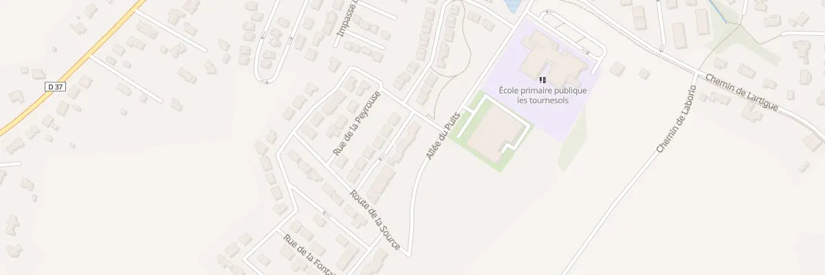 Plan du 5 Rue Les Jardins de la Peyrouse à Merville