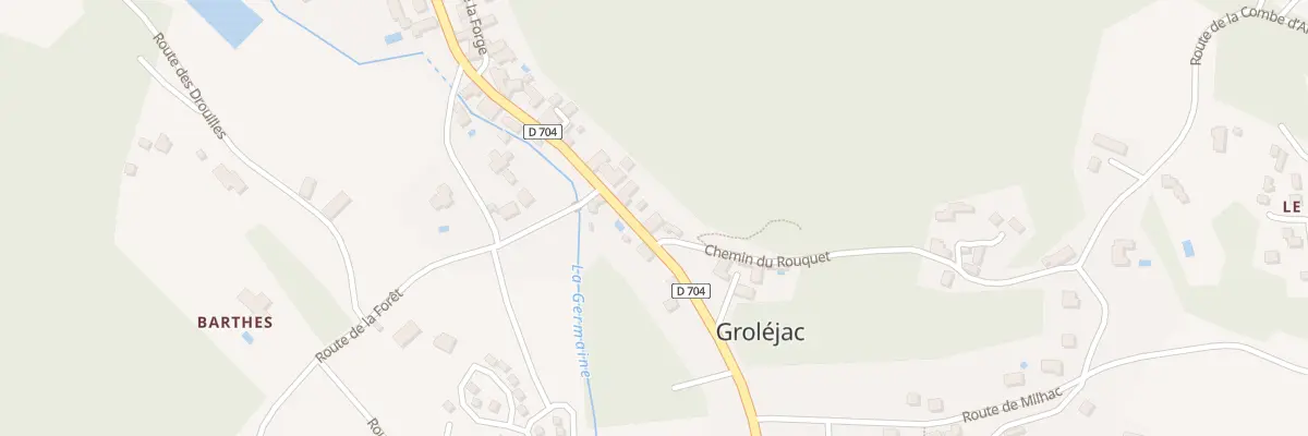 Plan du 69A Le Bourg à Groléjac