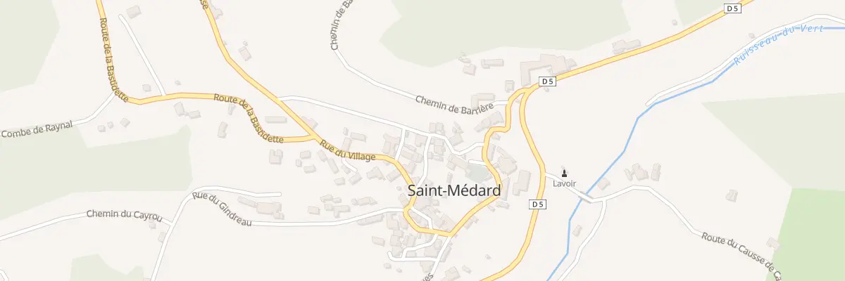 Plan du 5019 Saint Medard à Saint-Médard