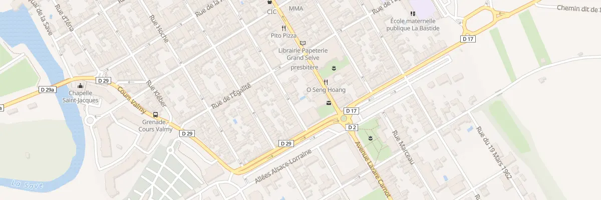 Plan du 6A Rue Pérignon à Grenade