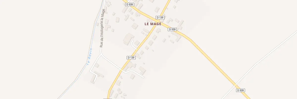 Plan du 14 Rue de Gatelles Le Mage à Thimert-Gâtelles
