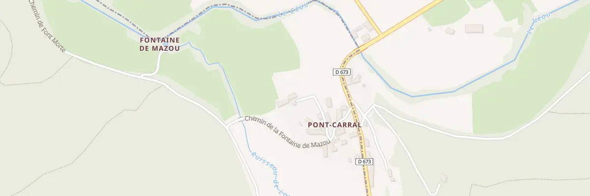 Plan du 5413 Pontcarral à Salviac