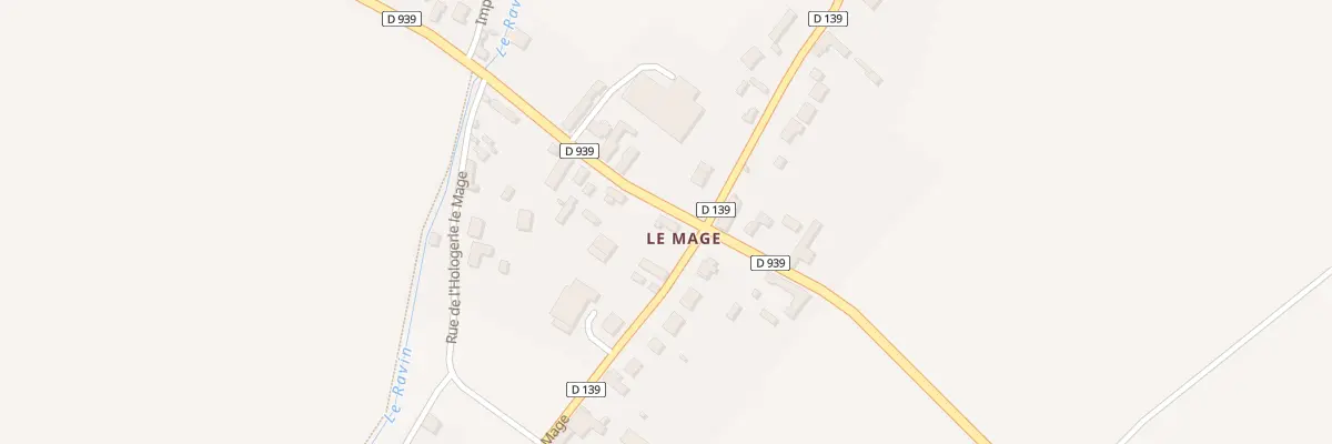 Plan du 85 Le Mage à Thimert-Gâtelles