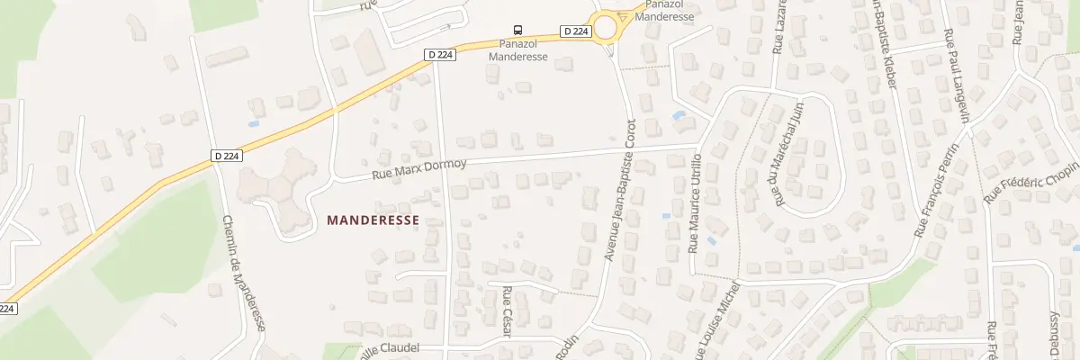 Plan du 3 Rue Marx Dormoy à Panazol
