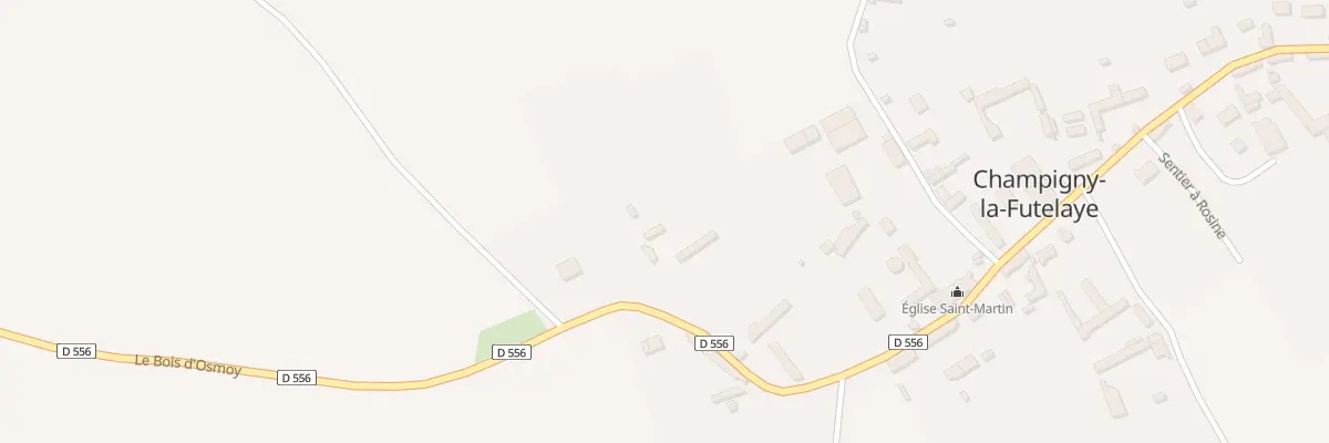 Plan du 16 Imp de la Martinière à Champigny-la-Futelaye