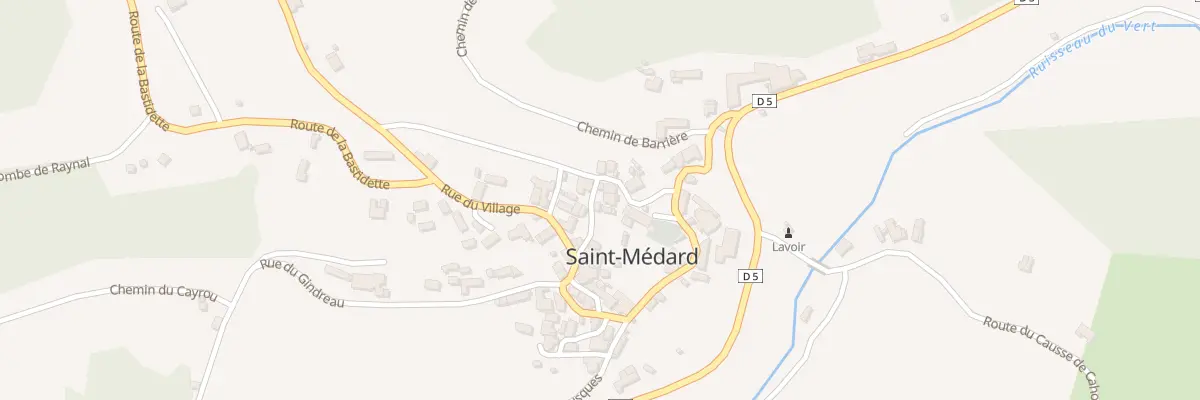 Plan du 44 Imp du Pèlerin à Saint-Médard