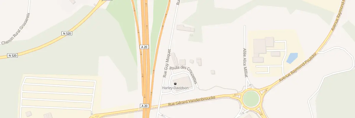 Plan du 36 Rte des Crouzettes à Limoges