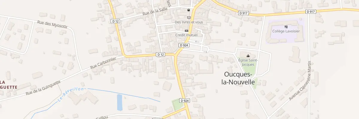 Plan du 38 Gr Grande Rue à Oucques La Nouvelle