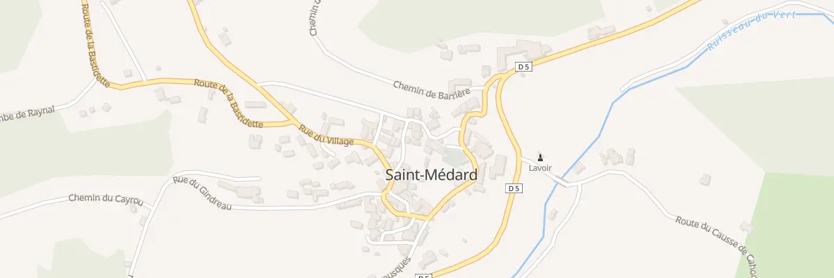 Plan du 5032 Saint-Medard à Saint-Médard