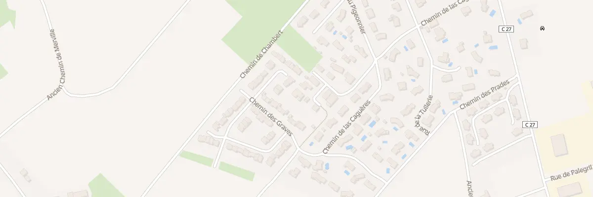 Plan du 14 Rue de la Métairie Chambert à Grenade