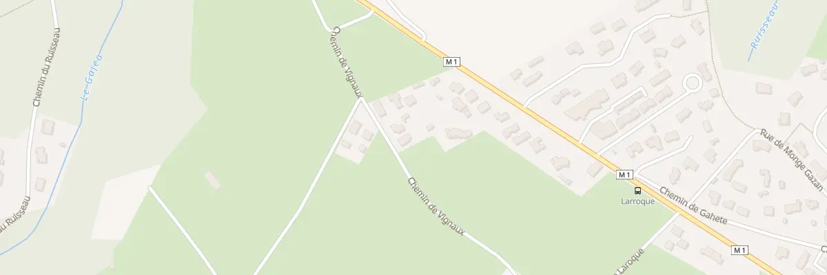 Plan du 105 Che de Vignaux à Mondonville