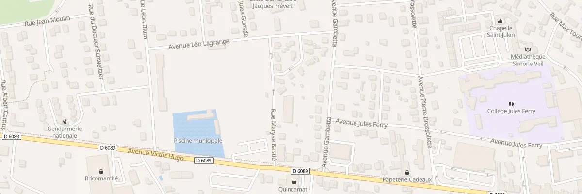 Plan du 4 Rue Maryse Bastié à Terrasson-Lavilledieu