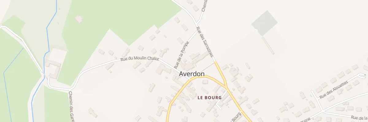 Plan du 1 Rue du Moulin Chalot à Averdon