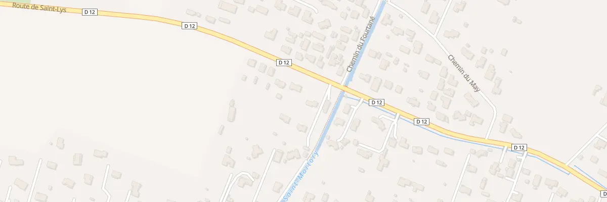 Plan du 825 Rte de Saint Lys à Seysses