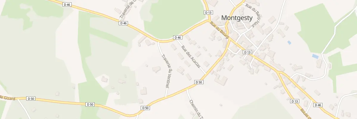 Plan du 77 Rue des Acacias à Montgesty