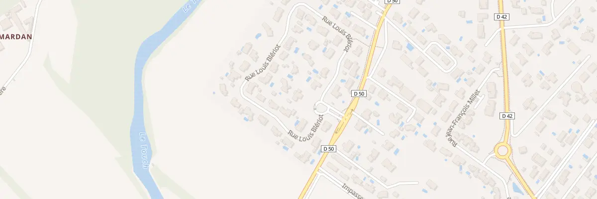 Plan du 44 Rue Louis Blériot à Plaisance-du-Touch