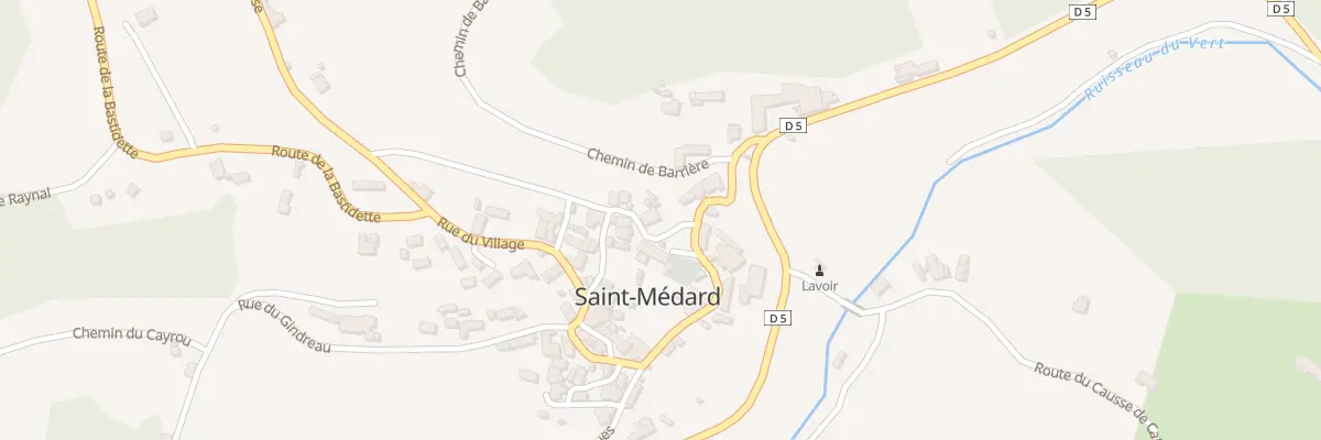 Plan du 50 Chem de Fredbert à Saint-Médard