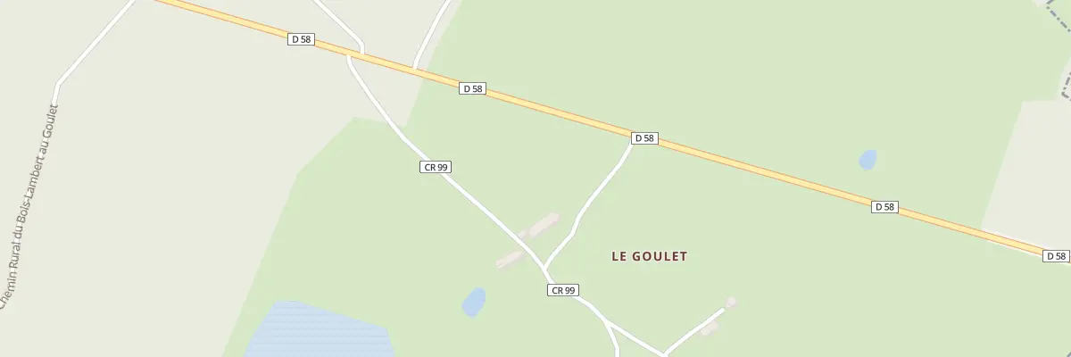 Plan du 5077 Le Goulet à Mézières-en-Brenne