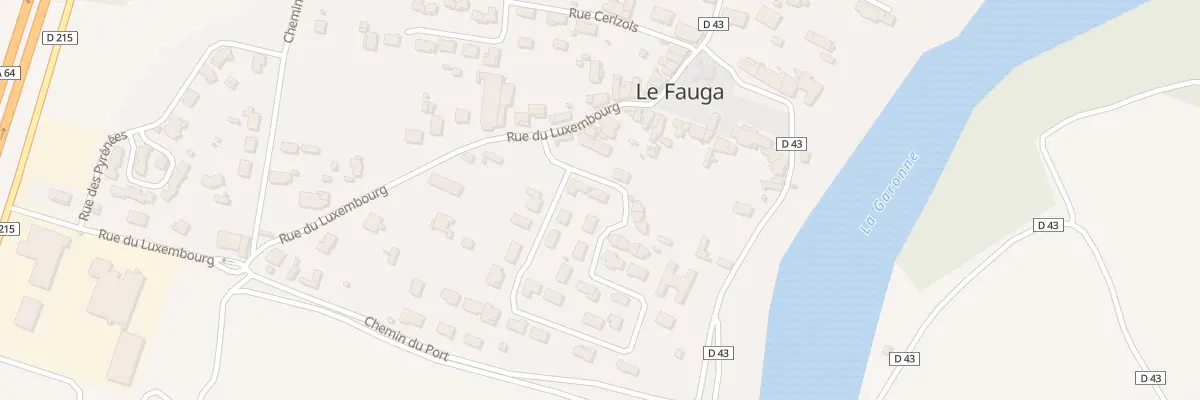 Plan du 29 Rue Pepiniere au Fauga