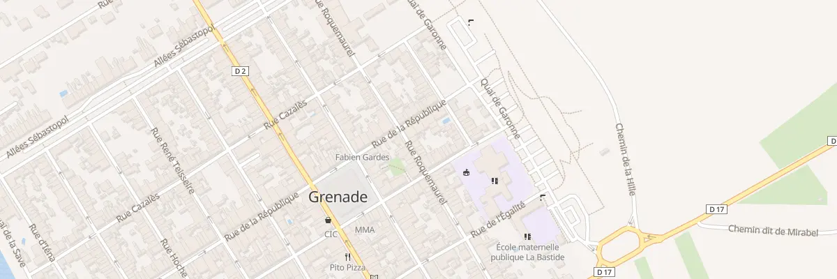 Plan du 42 Rue Roquemaurel à Grenade