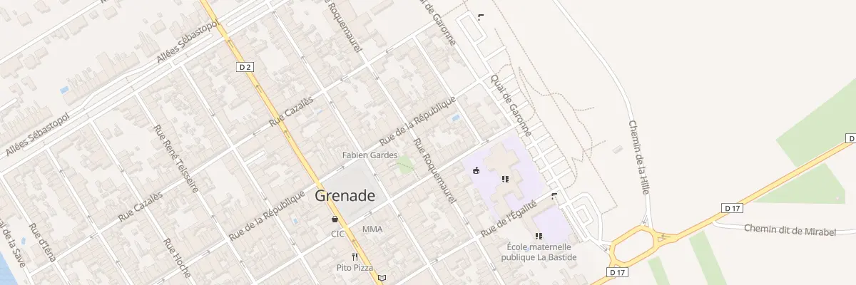 Plan du 40B Rue Roquemaurel à Grenade