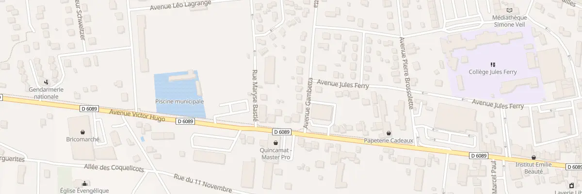 Plan du 3 Av Gambetta à Terrasson-Lavilledieu