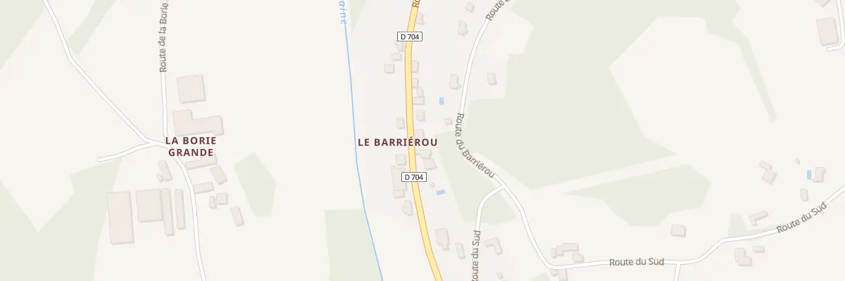 Plan du 114 Le Barrierou à Groléjac