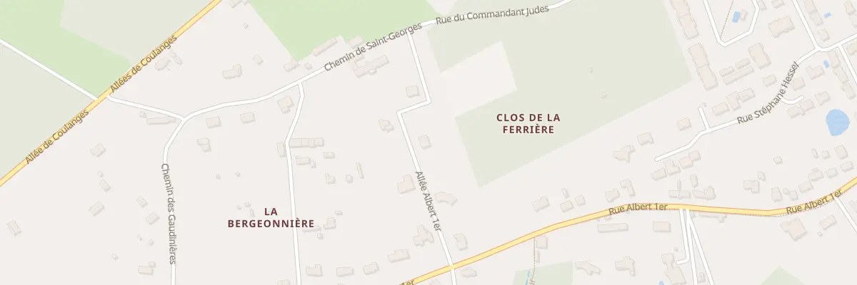 Plan du 3 All Albert 1er à Blois