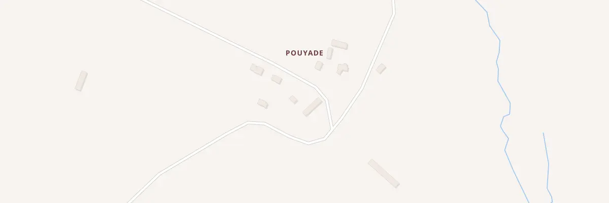 Plan du 5125 La Pouyade Ouest à Saint-Jean-Ligoure