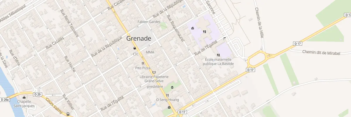 Plan du 20 Rue Victor Hugo à Grenade