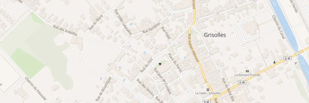 Plan du 20 Rue du Fort à Grisolles