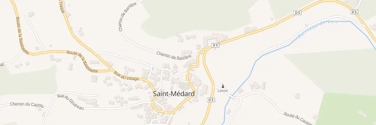 Plan du 88 Rue du Village à Saint-Médard