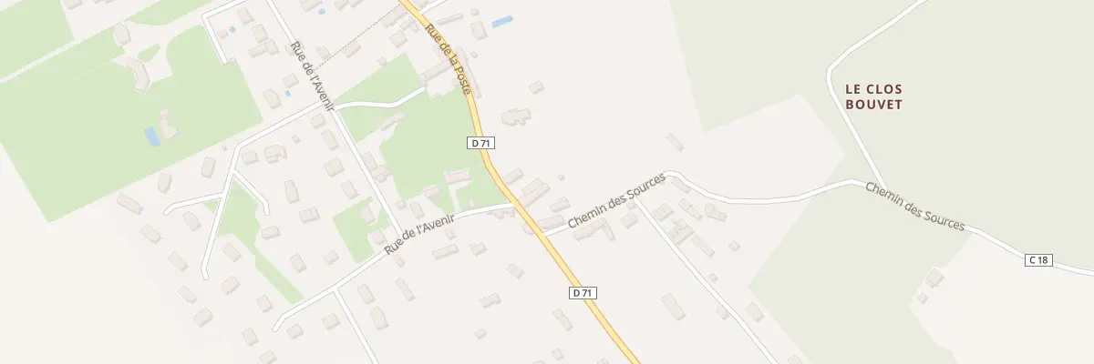 Plan du 29 Rue de la Poste à Fontaine-sous-Jouy