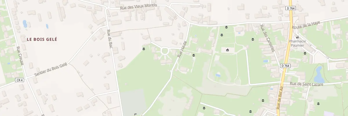 Plan du 21 Rue Haute aux Montils