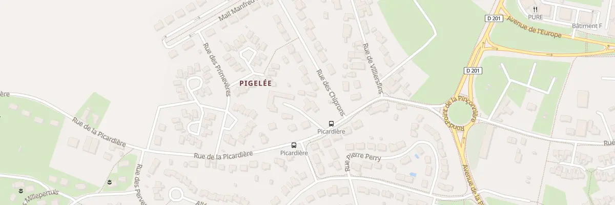 Plan du 5A Rue de la Picardiere à Blois