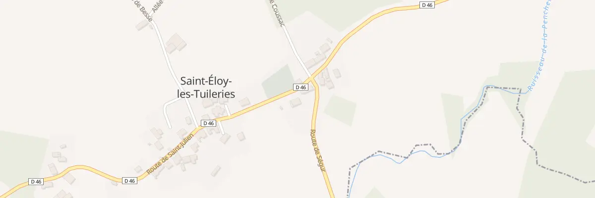 Plan du 5093 Le Bourg à Saint-Éloy-les-Tuileries