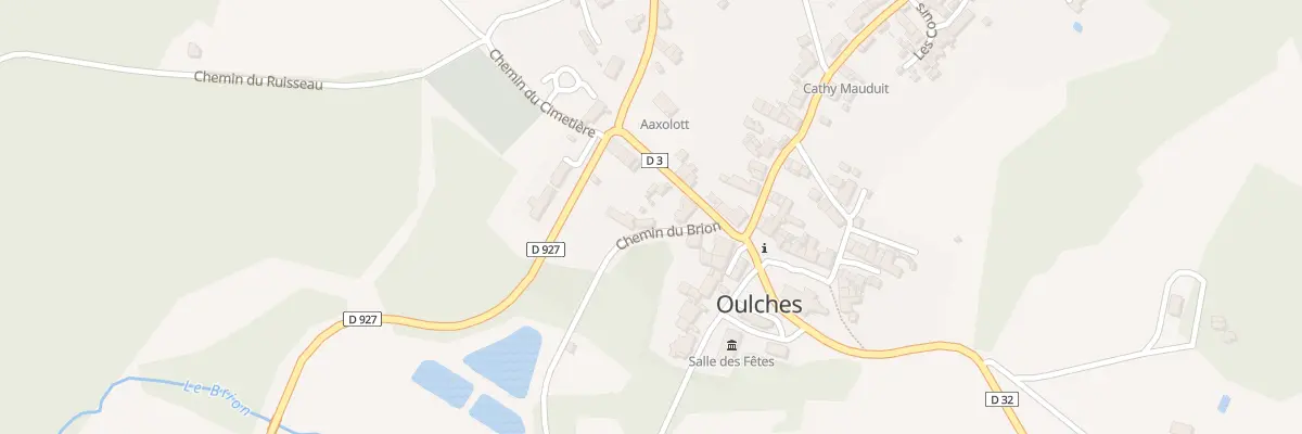 Plan du 4 Che du Brion à Oulches