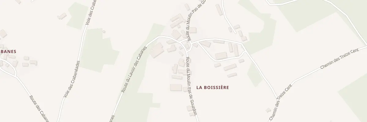 Plan du 90 La Boissiere à Nabirat